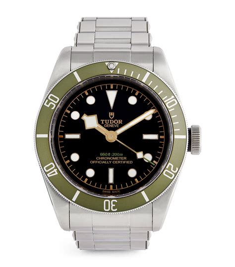 tudor black bay harrods exclusive steel automatic watch 41mm|tudor black bay 79230g.